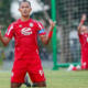 Para pemain Persiba Bantul saat selebrasi kemenangan (Rizky Wahyu/Radar Jogja)