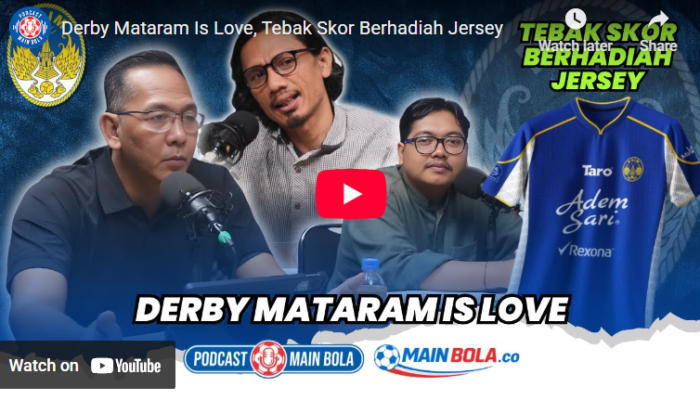 DERBY MATARAM IS LOVE