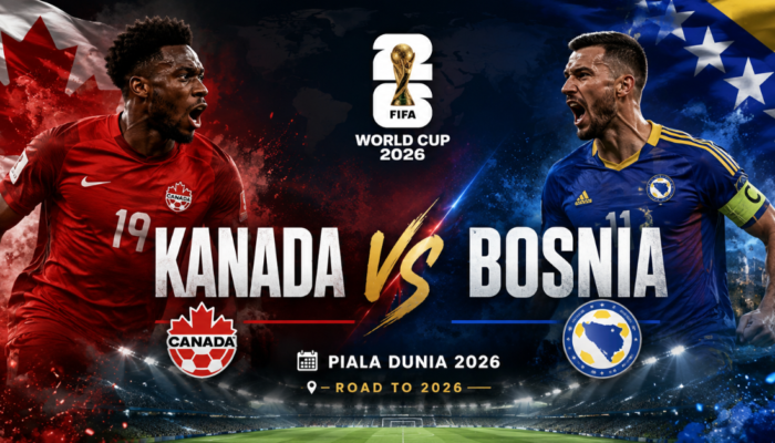 Prediksi Kanada vs Bosnia Piala Dunia 2026: Les Rouges Bidik Kemenangan Perdana, Kick Off Sabtu 13 Juni 02.00 WIB