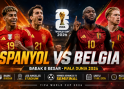 Spanyol vs Belgia, Ketika Pertahanan Terbaik Bertemu Sektor Penyerangan Paling Produktif di Fase Gugur